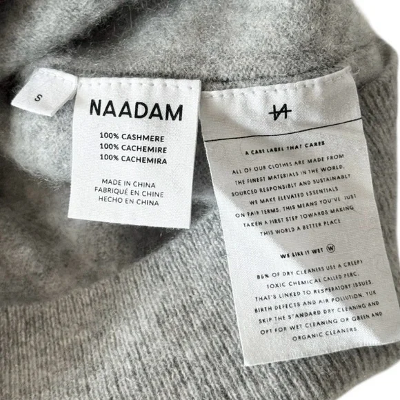 Naadam 100% Cashmere Crewneck Sweater - Picture 5 of 5